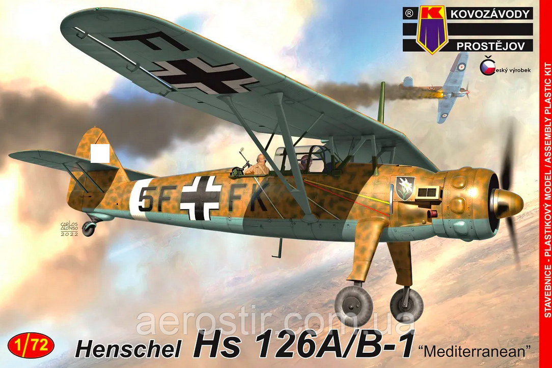 Henschel Hs 126B-1 Luftwaffe 1/72 KP Models 0336