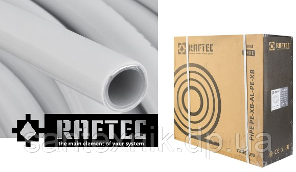 Труба металополімерна RAFTEC White (PEX-B/AL/PEX-B) (MPT2020) 20х2.0мм