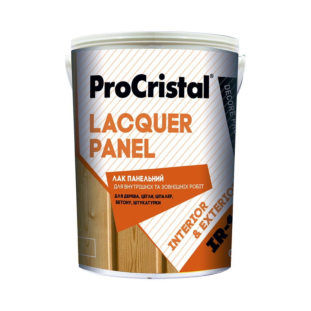 Акриловый панельный лак ProCristal Lacquer Panel IP-10 шелковисто-матовый 0.7л - фото 1 - id-p1819452223