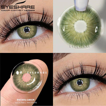 Зелені контактні лінзи Pattaya