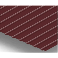 Профнастил ПС- 8 0,40 мм 1200/1150х2000, RAL -3005 (винно-красный)