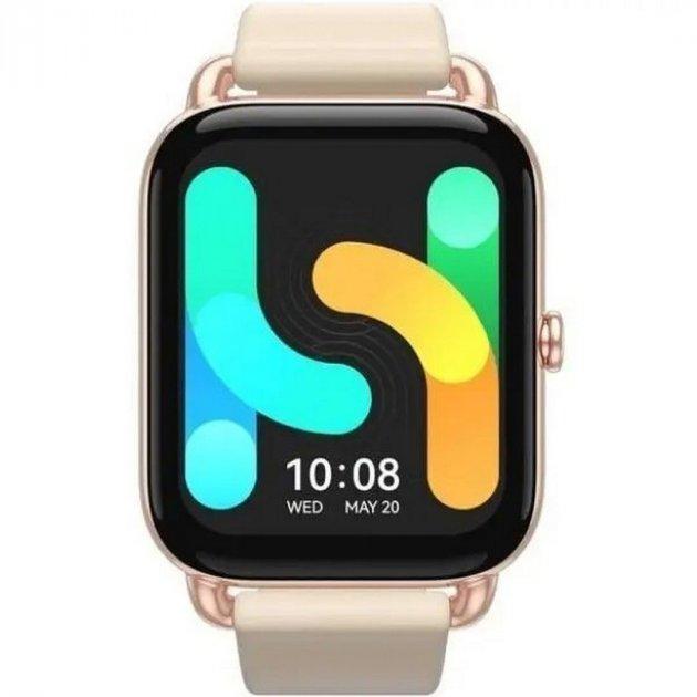 Смарт-годинник Haylou RS4 Plus Gold Глобальна версія, 2 ремінці, металевий та силіконовий