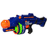 Дитячий автомат бластер Limo Toy (кулі-присоски 40шт, на батарейках) 80531, фото 3