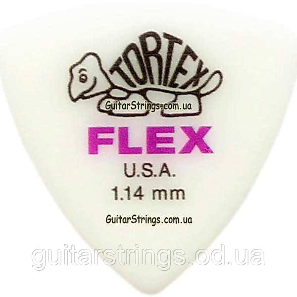 Медіатор Dunlop 456R1.14 Tortex Flex Triangle 1.14 mm, фото 1