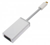 Перехідник-конвертер microHDMI (M) - VGA (F), Acer (NC.23811.A08) білий, оригінал