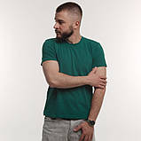 Чоловіча футболка, стрейч-кулір Base GBI індіго, фото 2