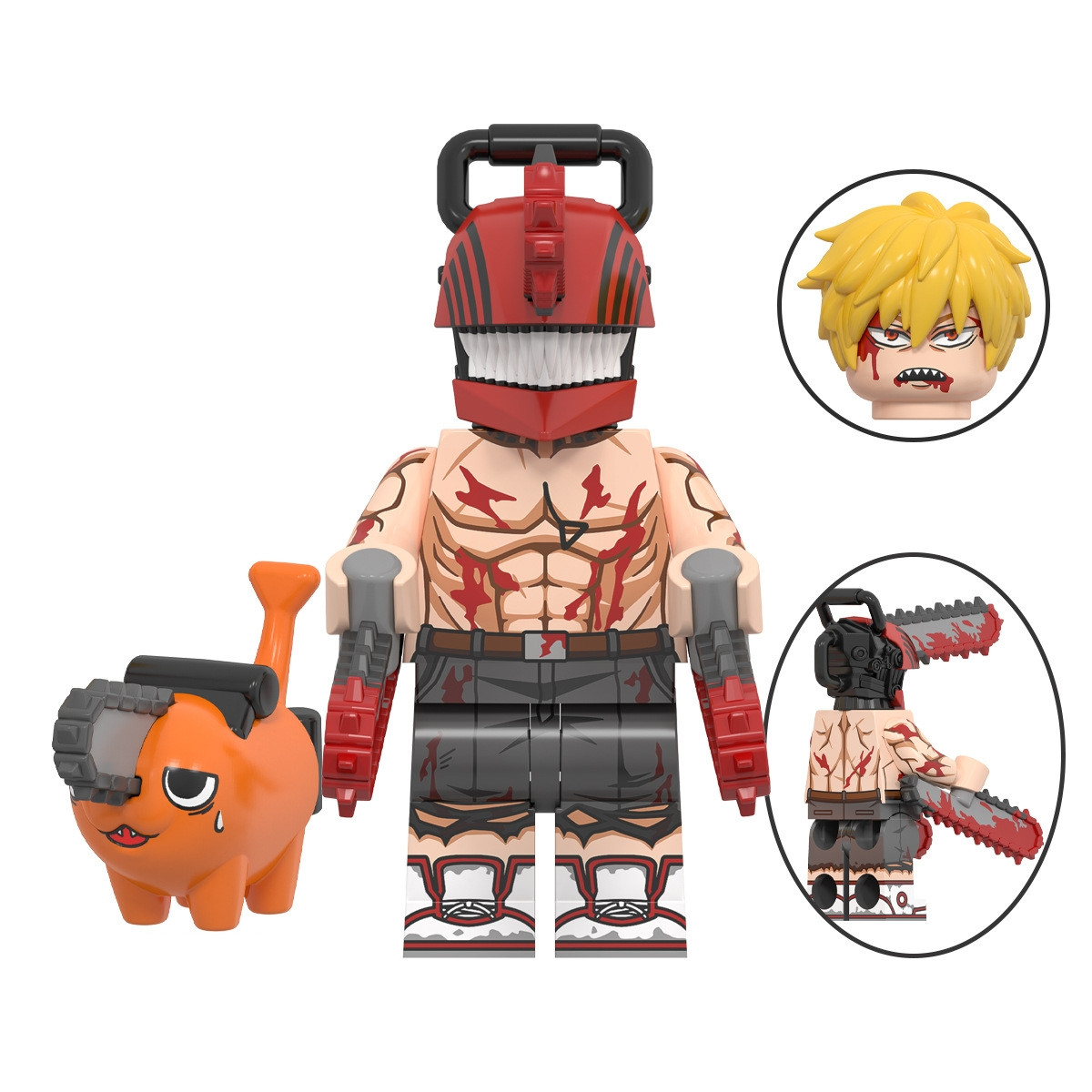 Купить Фигурки Человек бензопила Дэнджи для лего lego мини фигурка ...