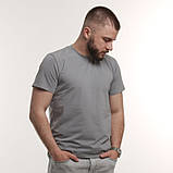 Чоловіча футболка, стрейч-кулір Base GBI олива, фото 6