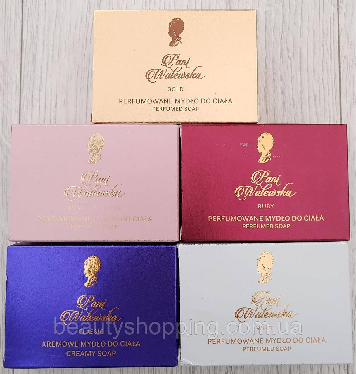 Pani Walewska Perfumed body soap парфумоване кремове мило в асортименті 100g Польща