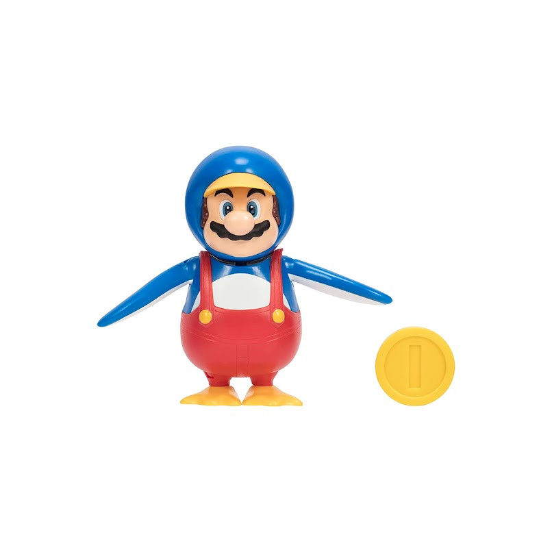 Ігрова фігурка з артикуляцією SUPER MARIO - Маріо-пінгвін 10 cm 40824i