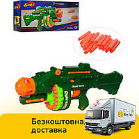 Большой детский пулемет Limo Toy (мягкие пули 40 шт, на батарейках) 7002