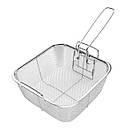 Сковорода фритюрница сотейник с пароваркой и крышкой 24см Benson, Сковорода с сеткой для фритюра в дом., фото 2