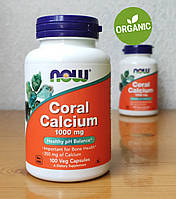 Now Foods, Кальцій з коралів, 1000 мг, 100 капсул