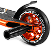 Труковий самокат Best Scooter помаранчевий HIC система пеги алюмінієвий диск та дека анодоване фарбування PU 110мм, фото 4