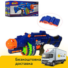 Дитячий автомат бластер Limo Toy (кулі-присоски 40шт, на батарейках) 80531