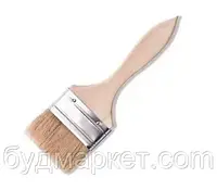 Пензель плоский Стандарт, натур. щетина 25 мм