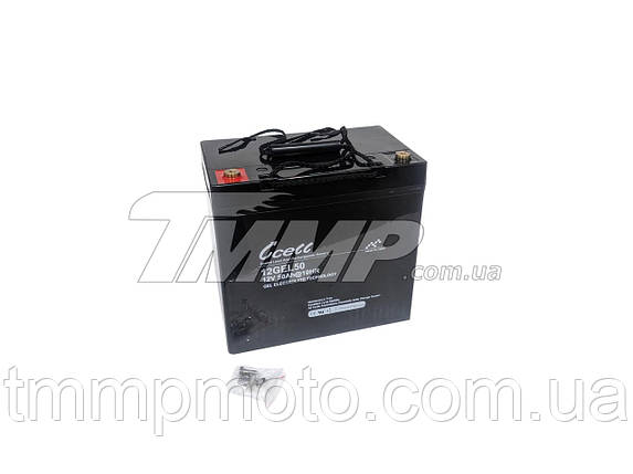 Акумулятор 12v50a.h. GEL   Vcell, фото 1