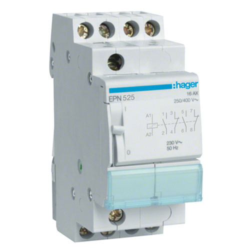Імпульсне реле 230V/16A 2НО+2НЗ 2м EPN525 Hager