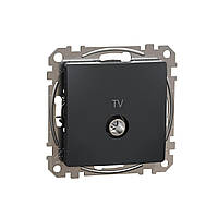 Кінцева TV розетка 4 дБ Чорний Sedna Design Schneider Electric SDD114471