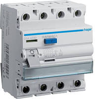 УЗО 25A 500mA 6kA тип A 4 полюси CGA425D Hager
