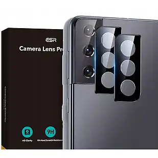Захисне скло для камери ESR Camera Lens Protector Black 2шт для Samsung Galaxy S21 | S21 Plus