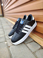 Кроссовки женские подростковые Adidas Samba Black&White