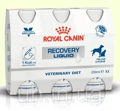 Royal Canin Recovery Liquid рідкий лікувальний корм для собак і котів для відновлення після хвороби, 600ГР