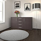 Комод з 2 дверцятами та 4 ящиками з ДСП 03013, фото 4