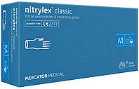 Перчатки нитриловые NITRYLEX Classic, неопудренные, диагностические, фиолетовые, размер M, 100 шт. (50 пар)