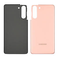 Задняя крышка для Samsung G990 Galaxy S21 (2021) Phantom Pink светло-розовая