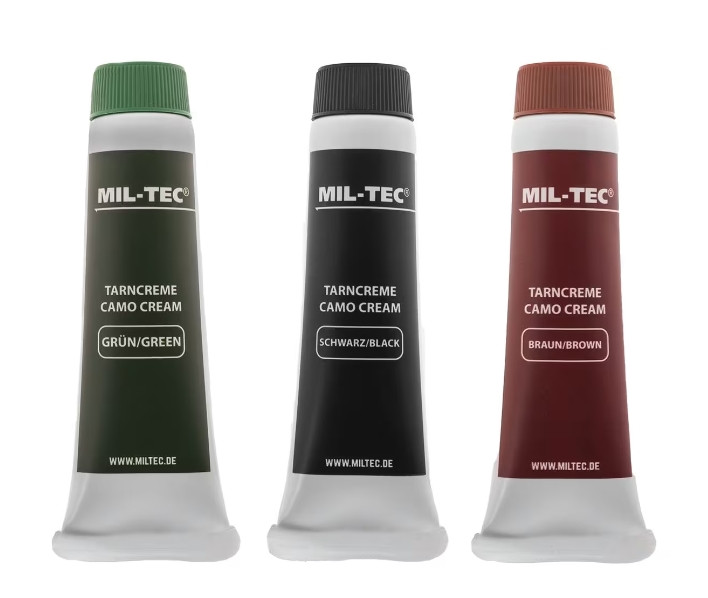 Фарба маскувальна в тюбику Mil-Tec кольору чорний/зелений/коричневий 16332000, фото 1