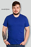 Чоловіча футболка однотонна прямого силуету, кулір "СТАНДАРТ" GBI Антрацит, фото 8