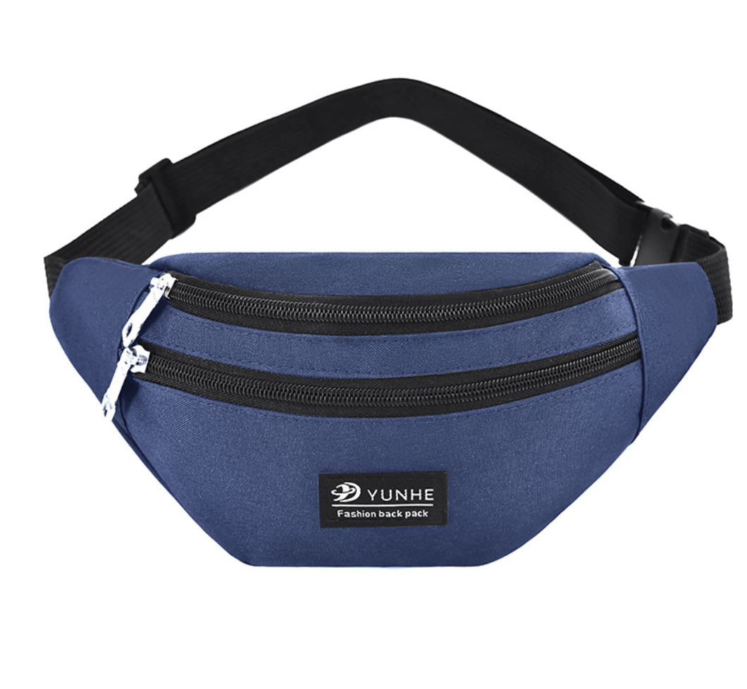 Універсальна сумка на пояс на 2 відділа / Чоловіча поясна сумка / Бананка через плече / Бананка на пояс, фото 1