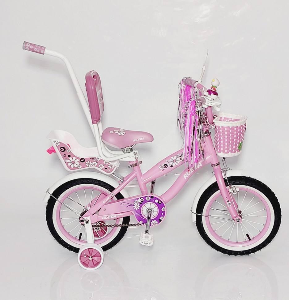 Дитячий велосипед Flower-RUEDA 14" для дівчинки 3-6 років