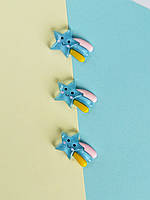 Серединка для бантиків Зірка блакитна