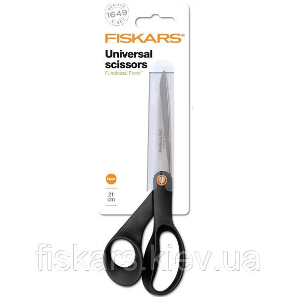 Універсальні ножиці Fiskars Functional Form™ 21 см Black (1019197)