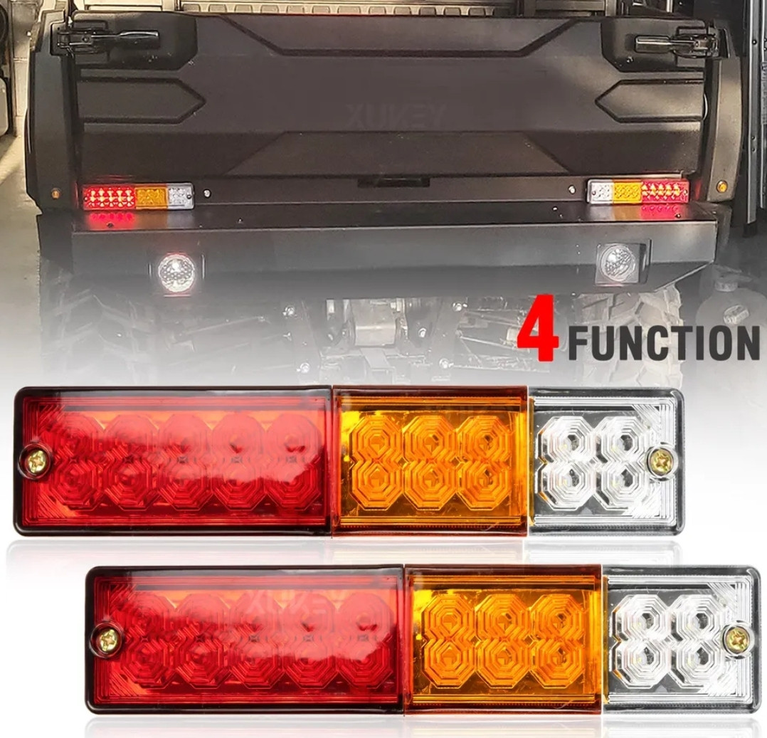 Ліхтарі на причіп світлодіодні led задні 12v, 24v 2 шт.
стоп габарит поворот задній хід