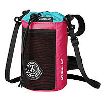 Велосумка Wheell Up -торба на кермо для речей пляшки термочашки Рожевий з блакитним