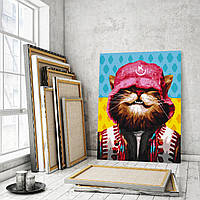 Картины по номерам 40*50 "Котик Kalush ©Маріанна Пащук" №53159, Brushme
