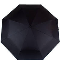 Зонт полуавтомат Toprain 2009 мужской, 8 спиц, ручка полукрюк, Черный
