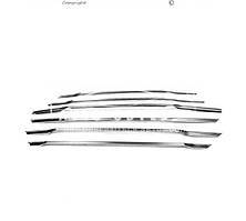 Накладки на решітки Ford Courier 2014-2018 - тип: з 6 елементів