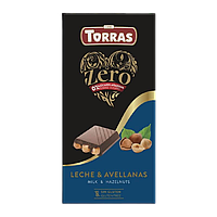 Шоколад Без Цукру Torras 150г Молочний З Фундуком