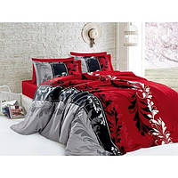 Двухспальный комплект постельного белья бязь Витражи красные