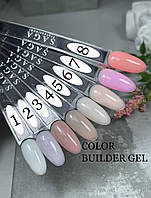 Saga, Builder Gel Color No1, 15 мл