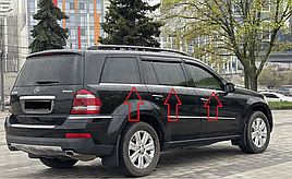 Нижня окантовка вікон Mercedes GL X164