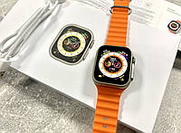 Смарт часы коп Watch8 Ultra в ориг. коробке!Лучшый подарок для ребенка Оранжевые