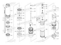 Запчастини для насосів і насосних станцій Pedrollo, фото 2