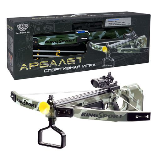 Іграшковий арбалет Limo Toy (стріли на присосках, лазерний приціл, на батарейках) M 0004 U/R, фото 1