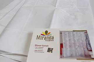 Штора для ванни Miranda Country Flower  Біла, фото 2