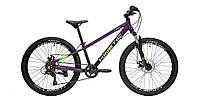Велосипед підлітковий 24" Kinetic Sniper 12" 2022 фіолетовий, 135-150 см